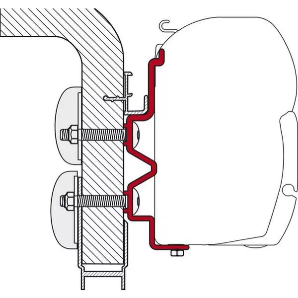Fiamma Adapter Hymer Camp 400 1 Fiamma Adapter Hymer Camp 400