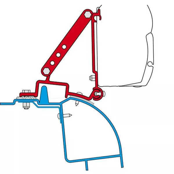Fiamma KIT Renault Master / Nissan Interstar / Opel Movano (H2) 1 Fiamma KIT Renault Master / Nissan Interstar / Opel Movano (H2)