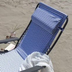 Relaxstuhl Lafuma Relaxsessel RSX, Marine -Campingmöbel Store blau weiss gestreifter campingsessel lafuma rsx relaxsessel campingstuhl liegestuhl klappstuhl 1000 4 23918