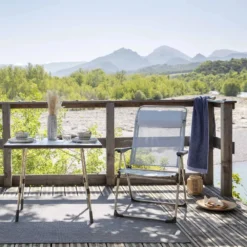 Campingstuhl Lafuma Alu Cham XL, Ciel -Campingmöbel Store blauer campingstuhl lafuma alu cham xl ciel batyline grosser klappstuhl 1000 2 23956