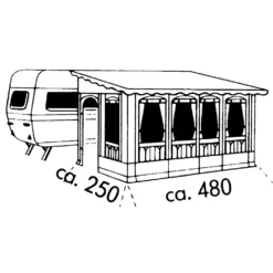 Vorzelt Brand Forum -Campingmöbel Store brand forum wohnwagenvorzelt groesse 13 linkseinzug 1000 10 2003