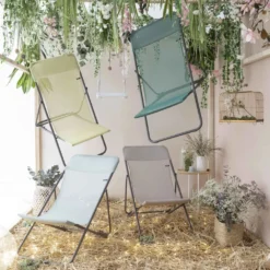 Liegestuhl Lafuma Maxi Transat, Etamine -Campingmöbel Store camping stuhl lafuma klappstuhl liegestuhl maxi transat batyline gelb 1000 5 23945