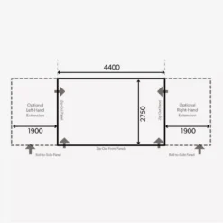 Aufblasbares Vorzelt Dometic Club Air Pro 440 S -Campingmöbel Store dometic club air pro 440 s grundflaeche masse luftvorzelt 1000 8 21825