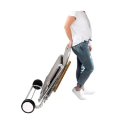 Strandliege Frankana Freiko Beach Trolley -Campingmöbel Store frankana freiko beach trolley taupe sonnenliege strandliege transportwagen beachliege strandbett 1000 3 5689