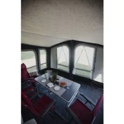 Aufblasbares Vorzelt Vango Riviera Air 390 Elements All Season -Campingmöbel Store grosser innenraum vango riviera air 390 elements all season luft zelt graues wohnwagenvorzelt caravanvorzelt 1000 6 24098