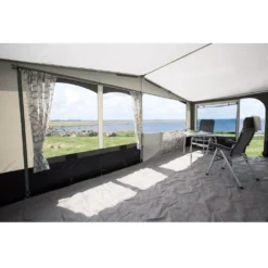 Saisonvorzelt DWT Jubilee 40, Tiefe 270 Cm -Campingmöbel Store grosses familienvorzelt dwt jubilee 40 fuer wohnwagen und caravan ganzzelt 1000 7 22122