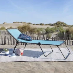 Strandliege Lafuma Siesta L, Seigle -Campingmöbel Store klappliege lafuma siesta l batyline camping sonnenliege 1000 2 19046