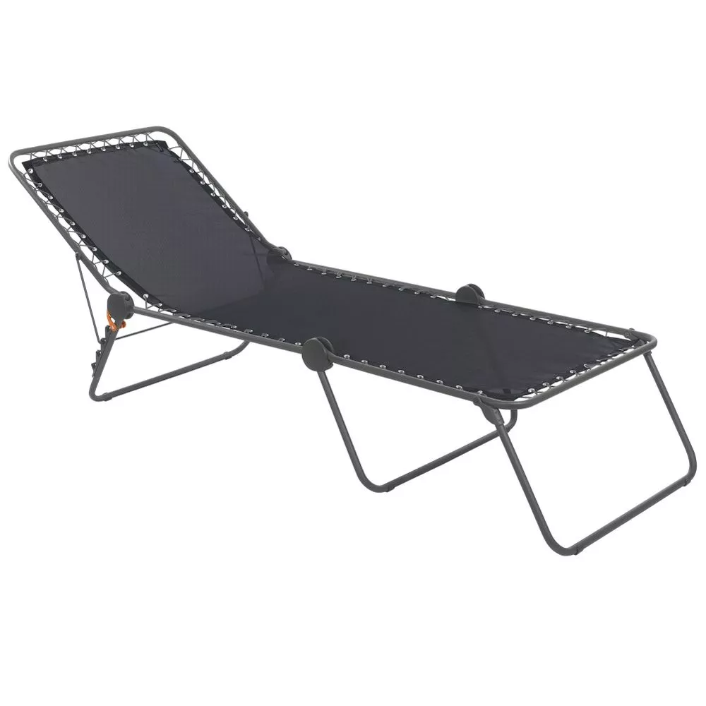 Strandliege Lafuma Siesta L, Black 1 Strandliege Lafuma Siesta L, Black