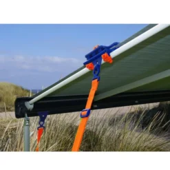 Markisentuch-Klemme Peggy Peg Fix&Go AntiFlap -Campingmöbel Store markisentuch abspannung peggy peg antiflap mit markisenband tie strap 5 17678