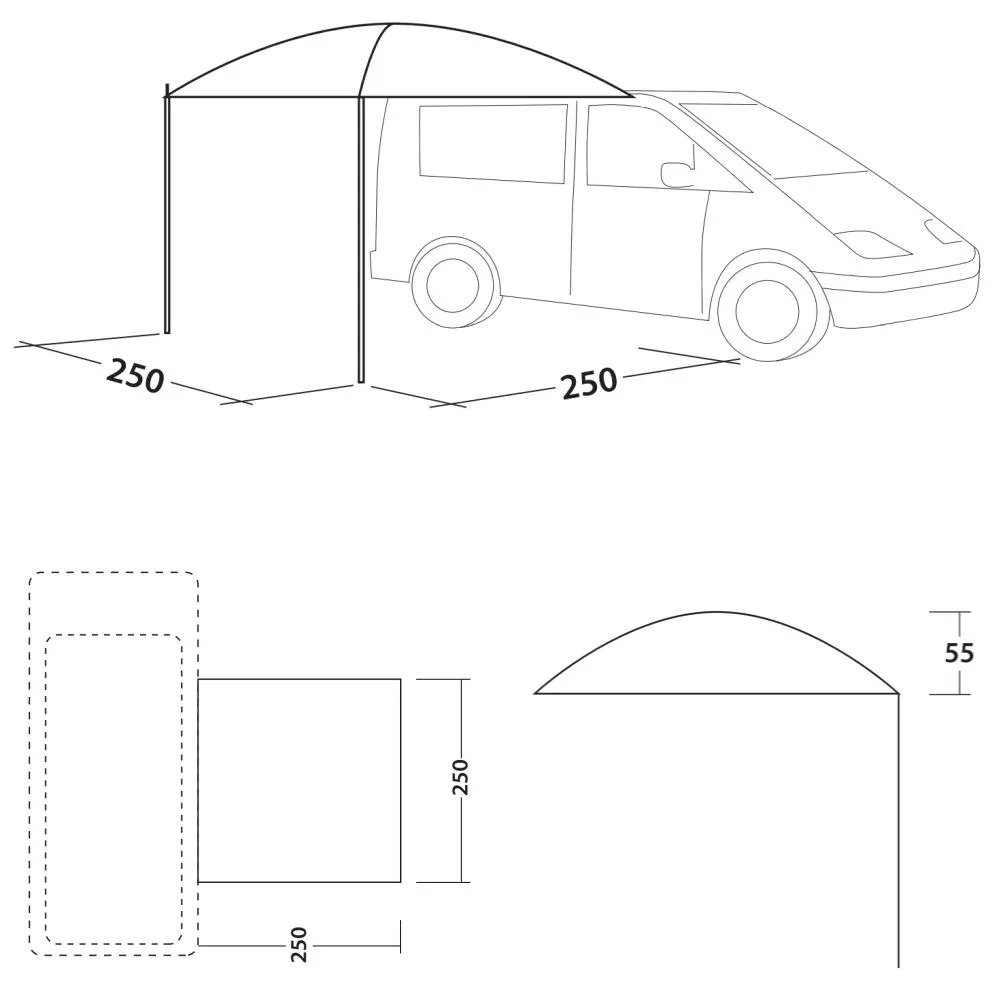 Bus-Sonnendach Easy Camp Flex Canopy 2 Bus-Sonnendach Easy Camp Flex Canopy – Bild 2