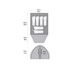 Familien-Zelt MSR Habitude 6 -Campingmöbel Store msr habitude 6 sechspersonenzelt gruppenzelt grosses familienzelt outdoorzelt campingzelt trekkingzelt 1000 2 23349