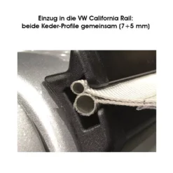 Buszelt-Kederadapter Outwell Befestigung-Adapter-Set Mit Doppelkeder 7-7+5 Mm -Campingmöbel Store outwell einzug in die vw california rail beide keder profile gemeinsam 7 5 mm 1000 3 20116