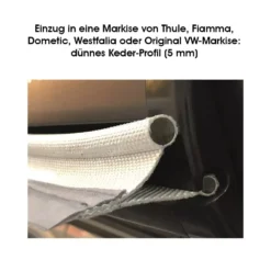 Buszelt-Kederadapter Outwell Befestigung-Adapter-Set Mit Doppelkeder 7-7+5 Mm -Campingmöbel Store outwell einzug in eine markise von thule fiamma dometic westfalia oder original vw markise duennes keder profil 5mm 1000 5 20116