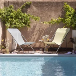 Liegestuhl Lafuma Maxi Transat, Etamine -Campingmöbel Store strandstuhl lafuma liegestuhl maxi transat batyline gelber relaxstuhl 1000 2 23945