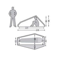 Ausgewählte Produkte -Campingmöbel Store trekkingzelt nordisk telemark 1 lw burnt red groesse 1 12113